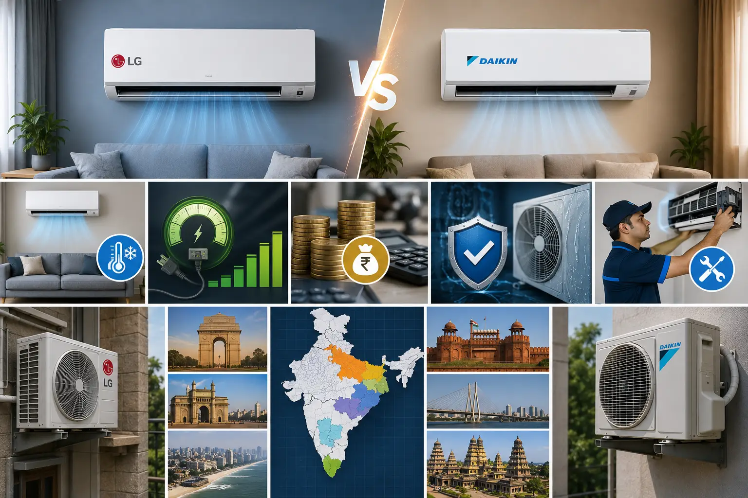 LG বনাম Daikin AC: কোনটি ভারতীয় গরমে সেরা?