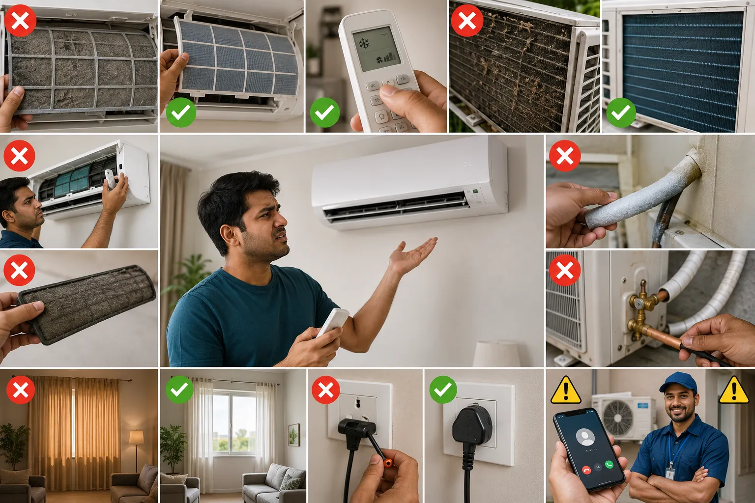 AC ঠান্ডা করছে না? ১০টি সাধারণ সমস্যা ও তাদের সমাধান